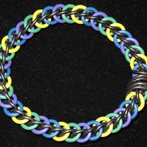 CHAINMAIL STRETCH BRACELET - HALF PERSIAN WEAVE